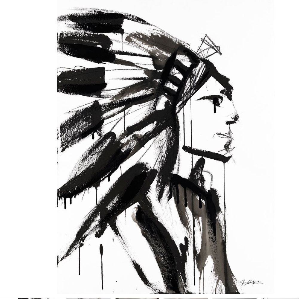 Jenny Snyder Phillips Male Chief Print